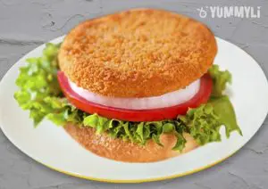 Chicken Burger Patty Coated